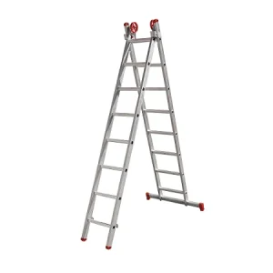 Escada Extensiva 8x2 Degraus em Alumínio BTF