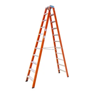 Escada de Fibra Duplo Acesso Tesoura Profissional Robusta 11D BTF