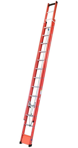 Escada de Fibra Extensiva Profissional Robusta BTF 26 degraus - 4,20 / 7,20m
