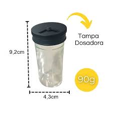 Porta Temperos E Condimentos Giratório Com 9 Potes De Vidro Cor Preto - Imagem 4